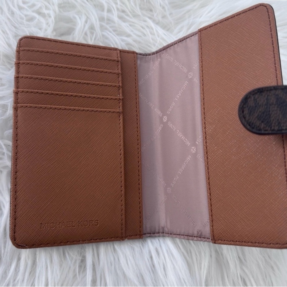 Michael Kors Dark Brown Passport Holder - Picture 3 of 3